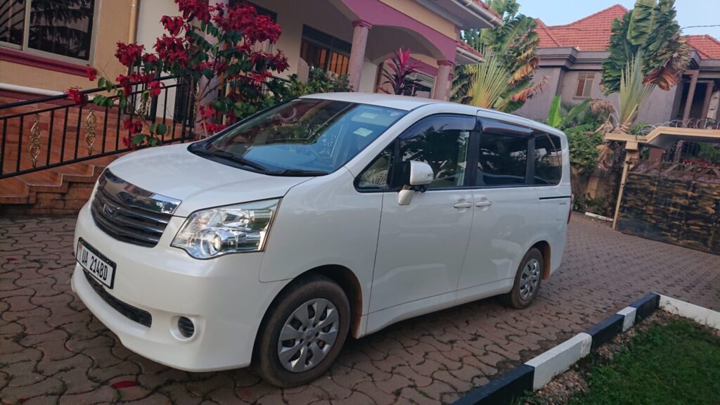Noah car hire minivan in Uganda